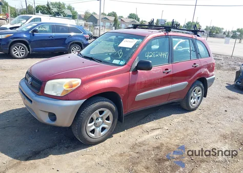 2005 Toyota Rav4 из США, поврежденный, VIN JTEGD20V750057521